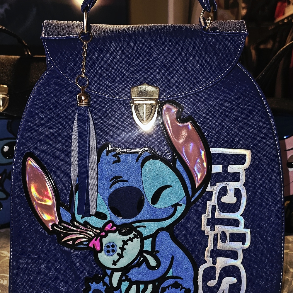 Stitch Blue Backpack - Picture 3 of 3